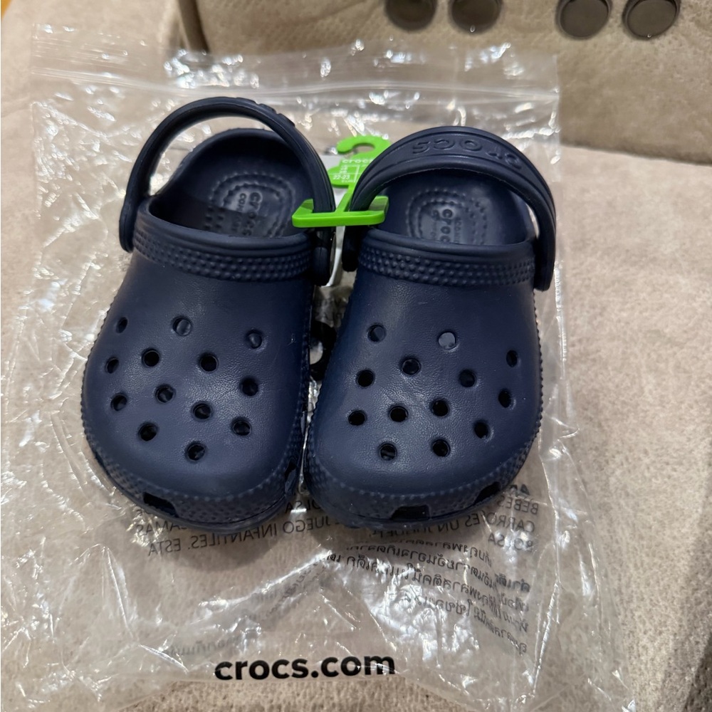 CROCS Kids Navy Blue Sandals
